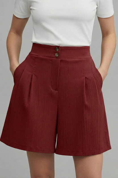 Brielle | Women’s High Waist Wide Leg Shorts