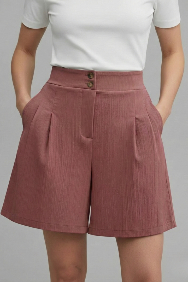 Brielle | Women’s High Waist Wide Leg Shorts