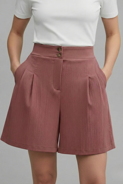 Brielle | Women’s High Waist Wide Leg Shorts