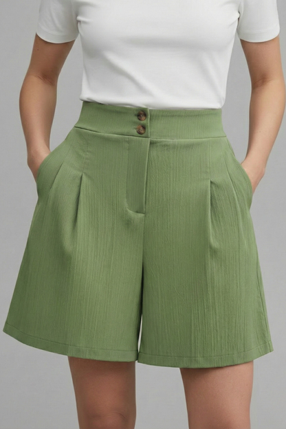 Brielle | Women’s High Waist Wide Leg Shorts