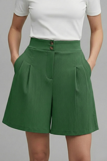 Brielle | Women’s High Waist Wide Leg Shorts