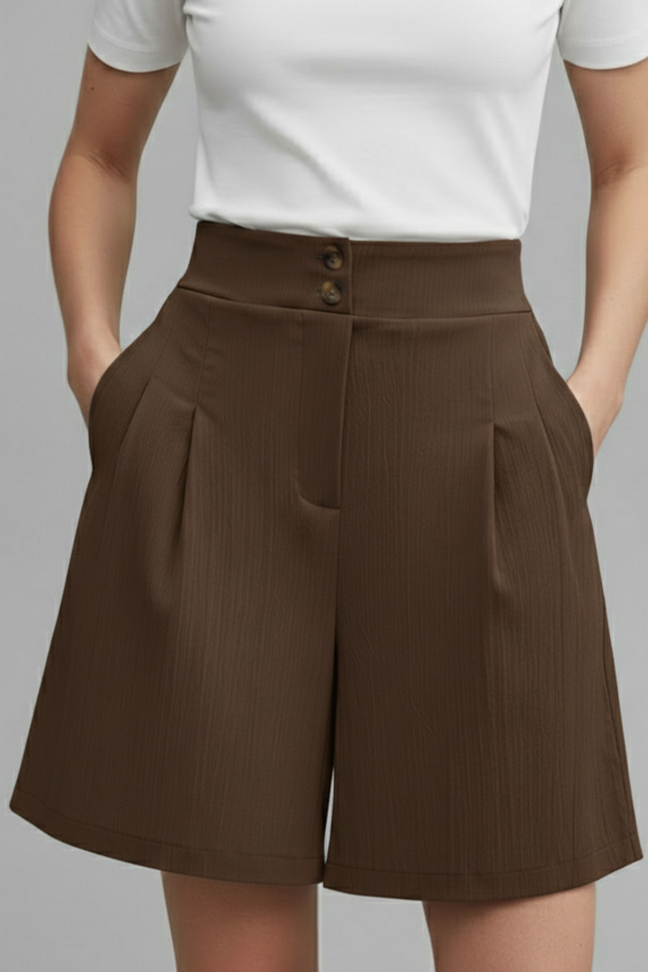 Brielle | Women’s High Waist Wide Leg Shorts