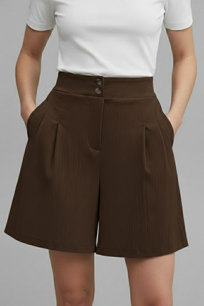 Brielle | Women’s High Waist Wide Leg Shorts