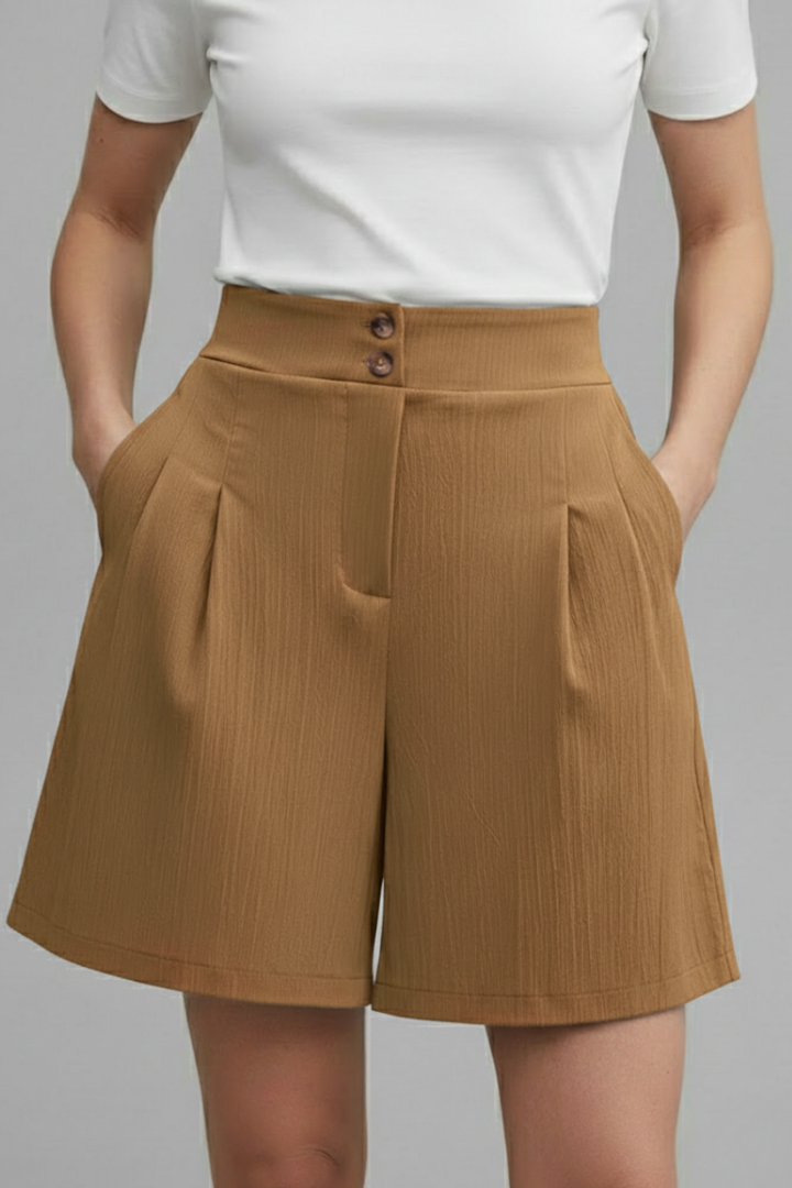 Brielle | Women’s High Waist Wide Leg Shorts