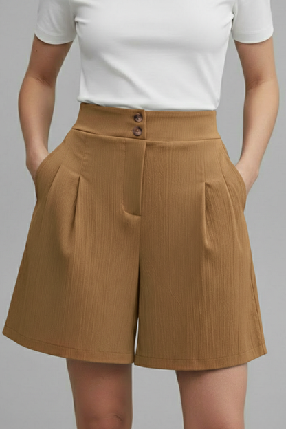 Brielle | Women’s High Waist Wide Leg Shorts