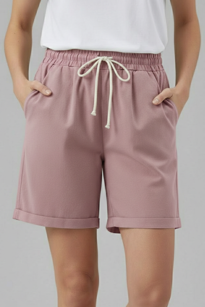 Waverly | Women’s Drawstring Waist Shorts with Pockets