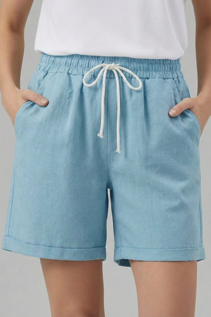 Waverly | Women’s Drawstring Waist Shorts with Pockets