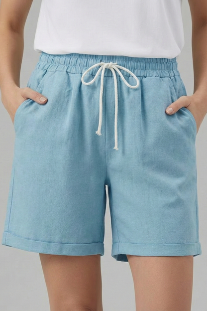Waverly | Women’s Drawstring Waist Shorts with Pockets