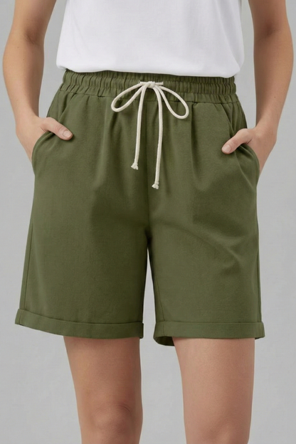 Waverly | Women’s Drawstring Waist Shorts with Pockets