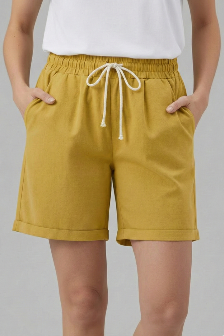 Waverly | Women’s Drawstring Waist Shorts with Pockets