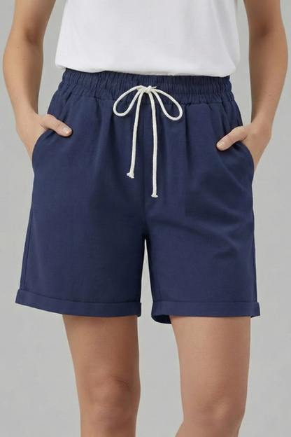 Waverly | Women’s Drawstring Waist Shorts with Pockets