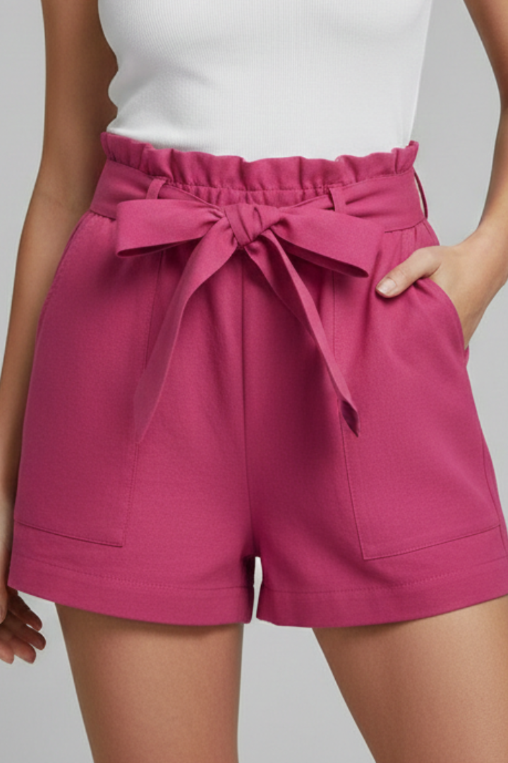 Willa | Women’s Tie-Waist Shorts with Pockets