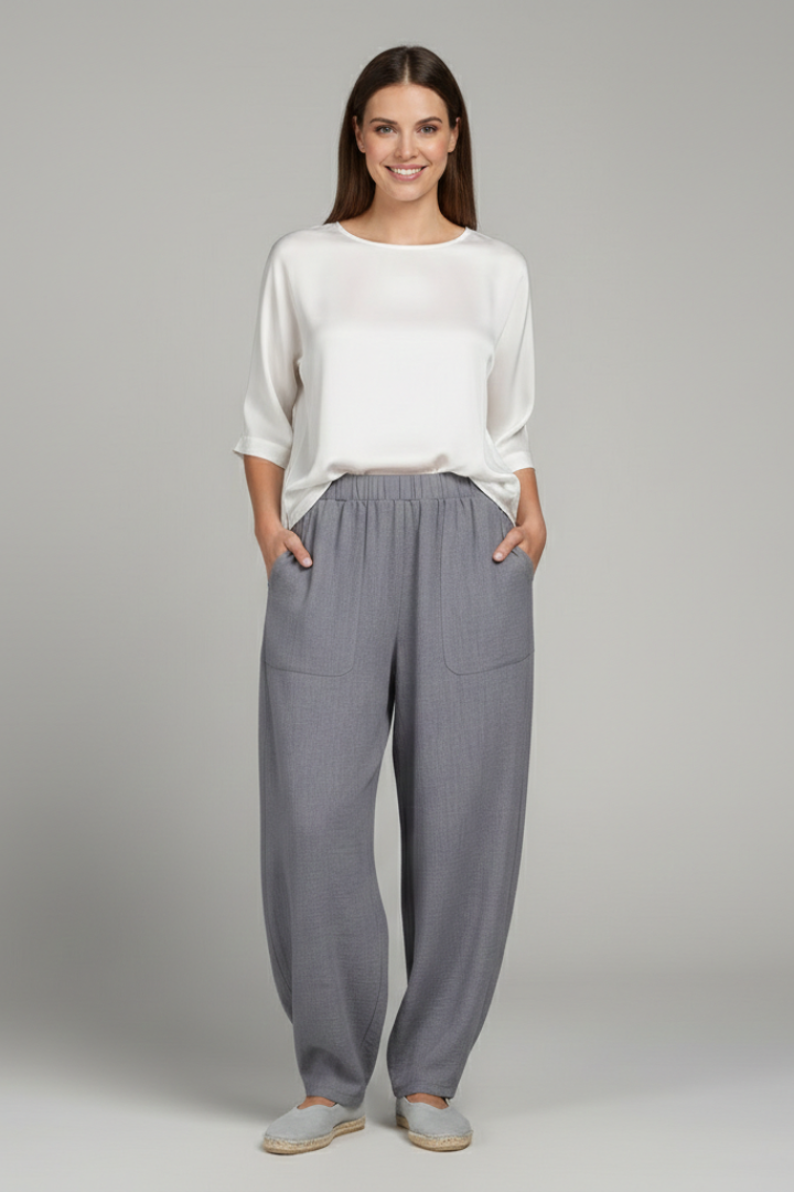 Kesha | Women’s Relaxed Trousers with Elastic Waist
