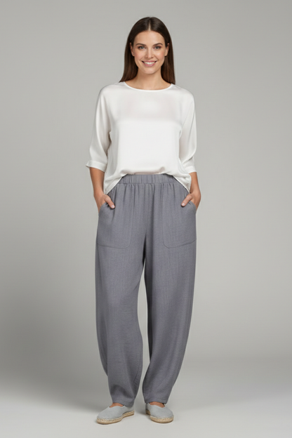 Kesha | Women’s Relaxed Trousers with Elastic Waist