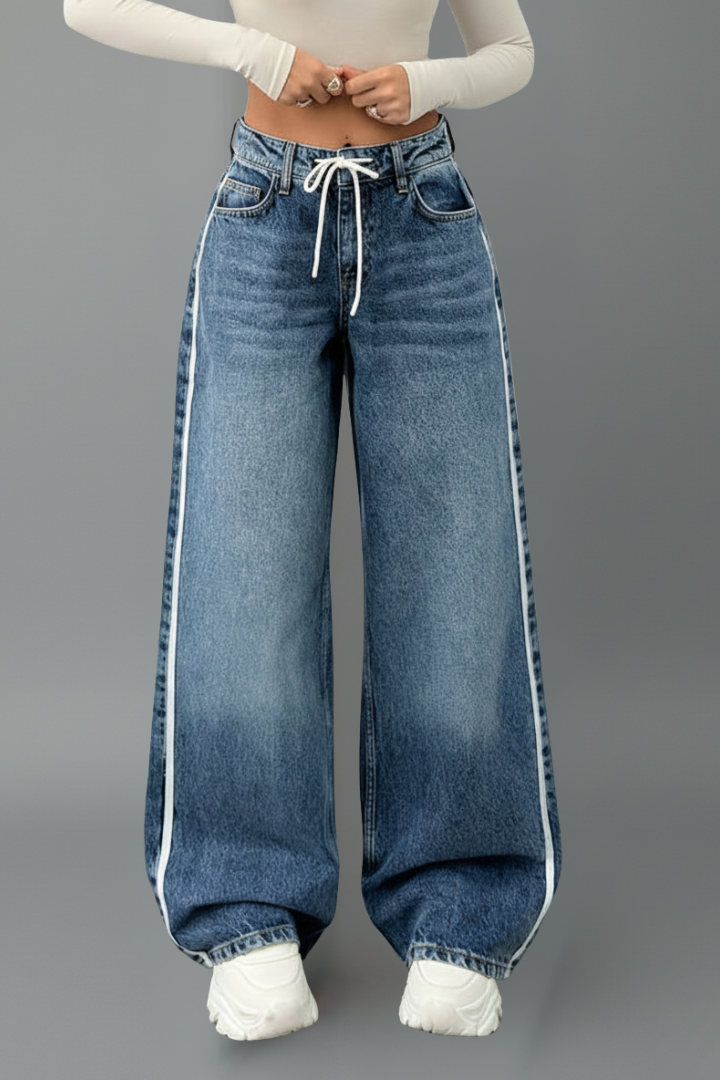 Yve | Women’s Relaxed Wide-Leg Denim Jeans