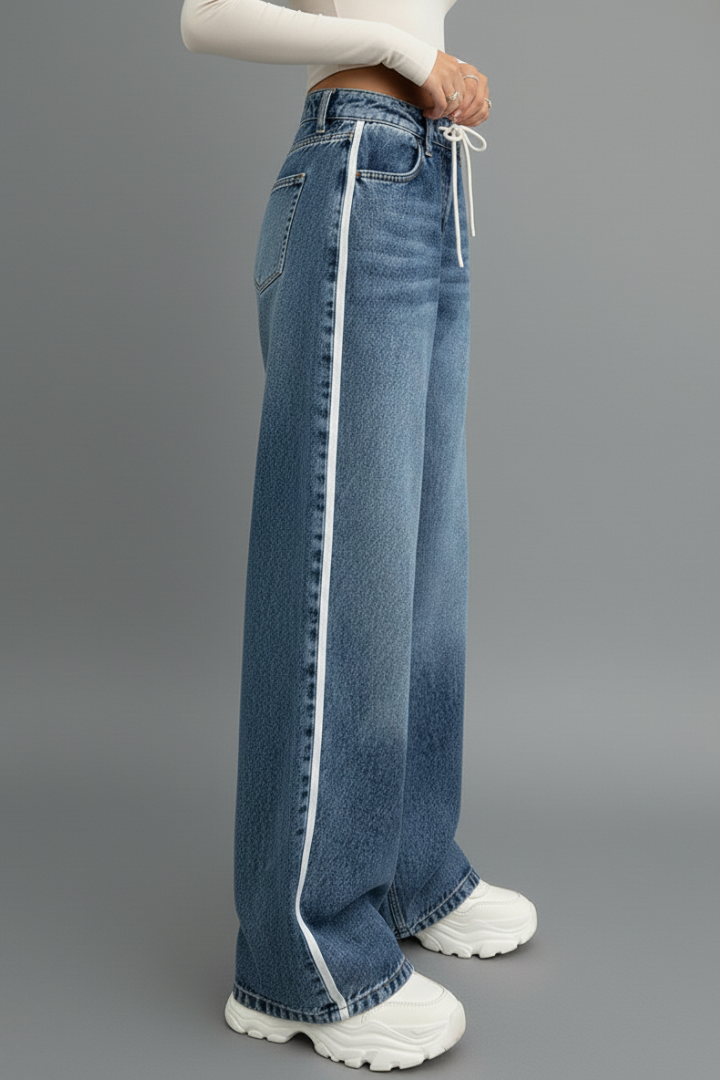 Yve | Women’s Relaxed Wide-Leg Denim Jeans