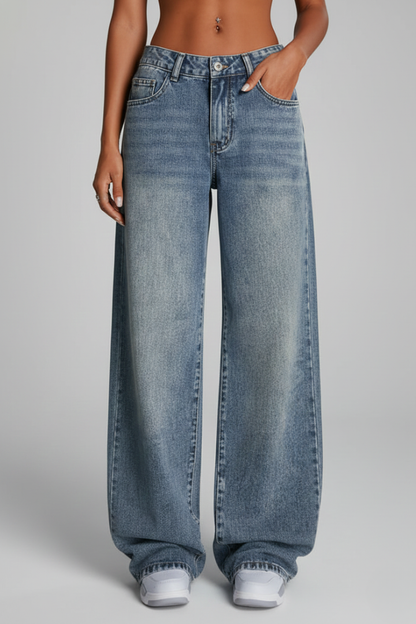 Blakely | Women’s Relaxed Wide-Leg Denim Jeans