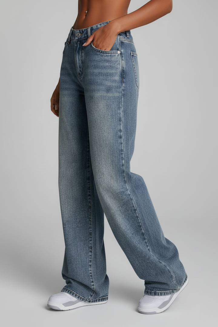 Blakely | Women’s Relaxed Wide-Leg Denim Jeans