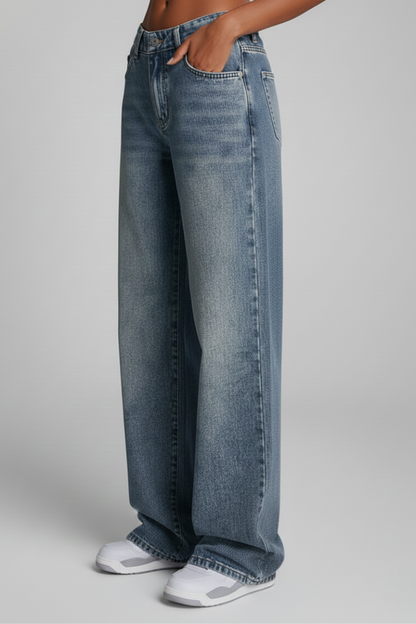 Blakely | Women’s Relaxed Wide-Leg Denim Jeans