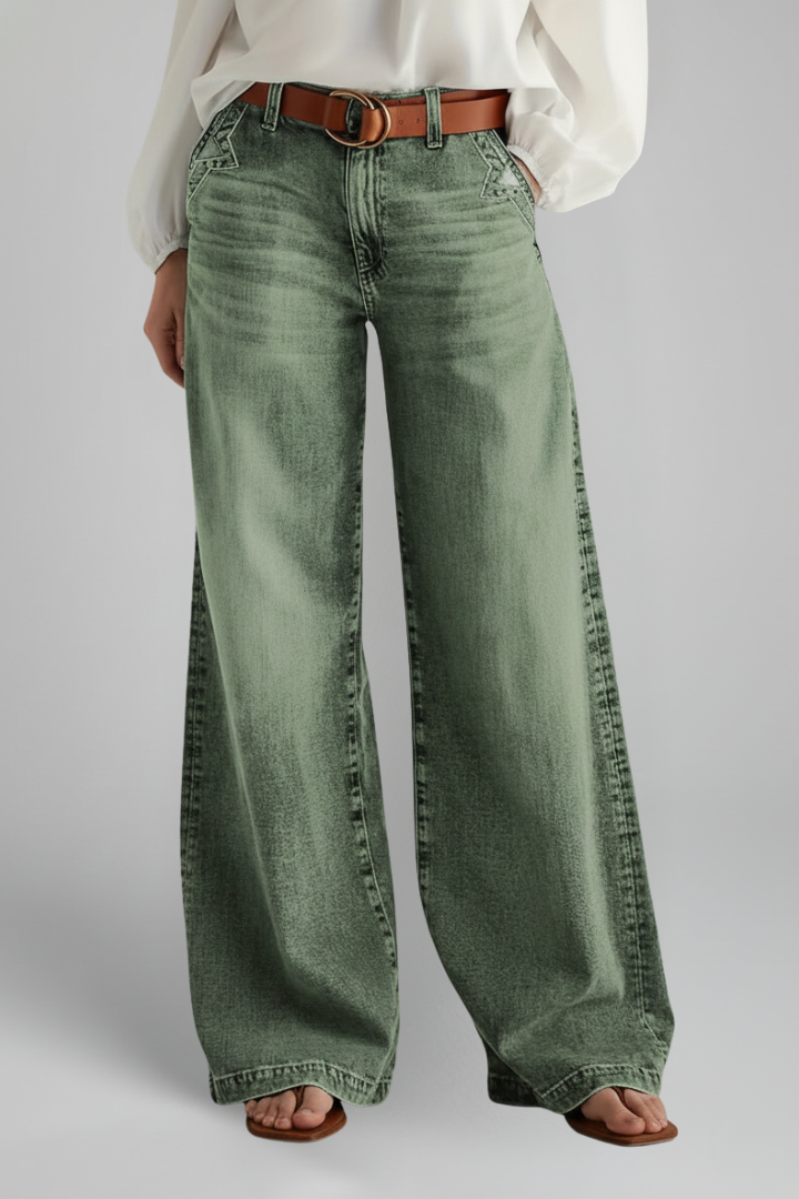 Sienna | Damen Wide-Leg High-Rise Jeans