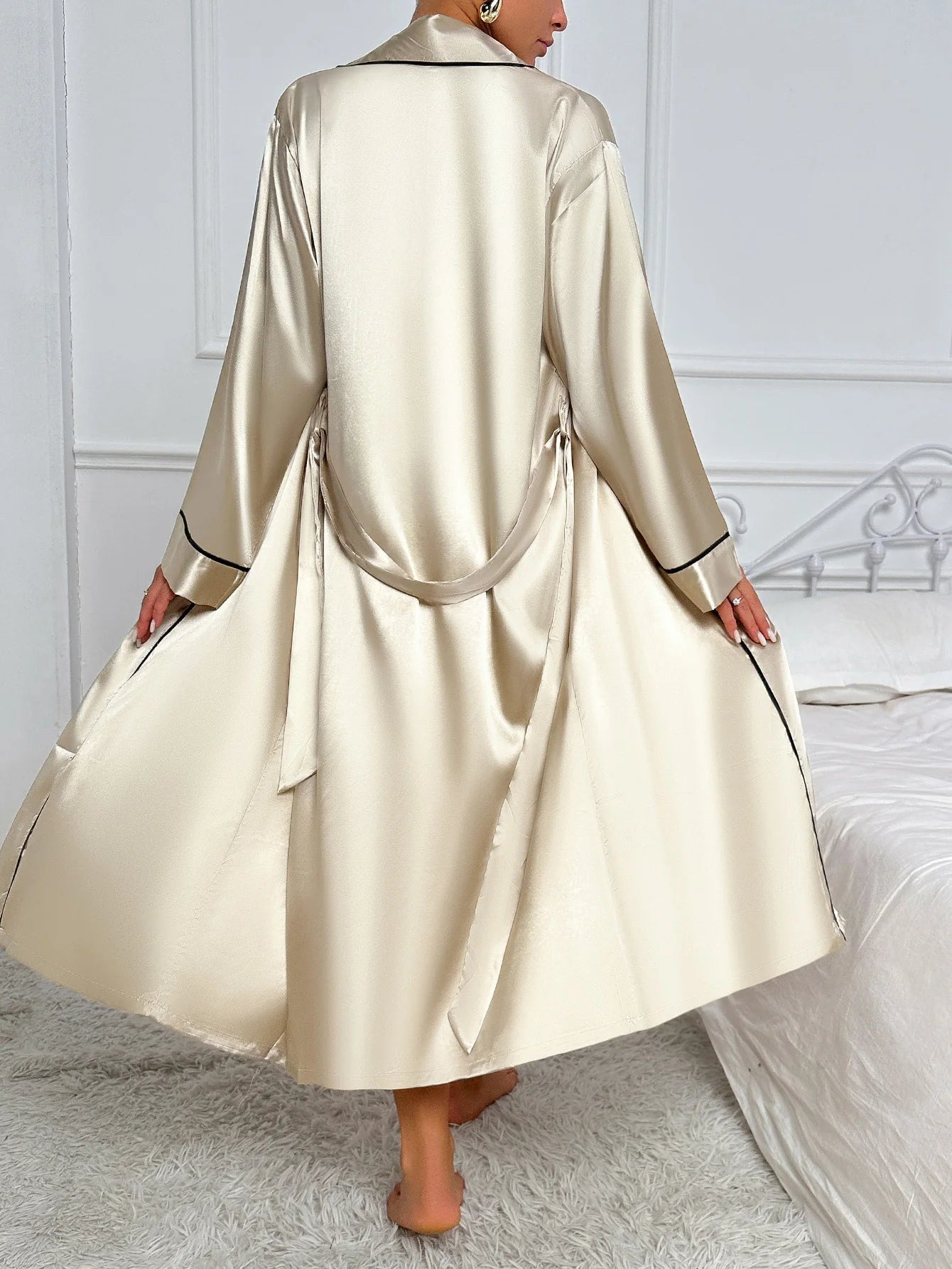 Jenna | Women’s Robe and Slip Dress Set