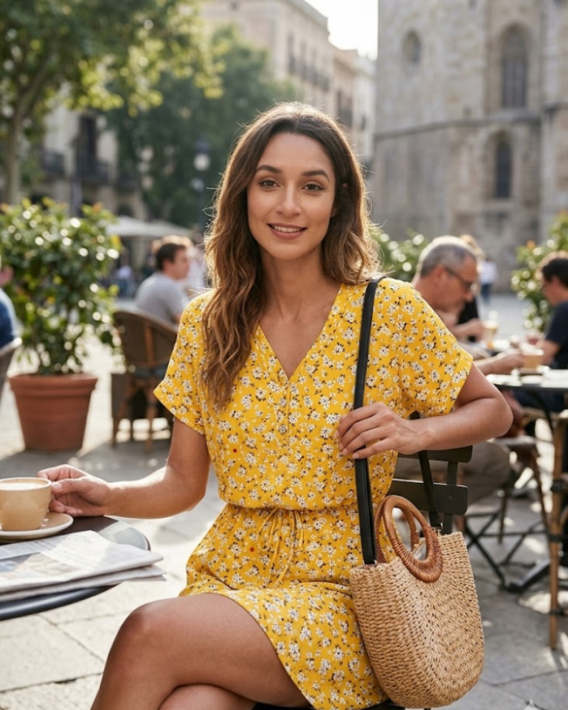 Juliette | Women’s Button Front Mini Dress