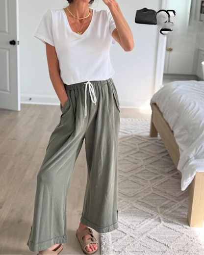 Camden | Women’s Wide-Leg Drawstring Pants