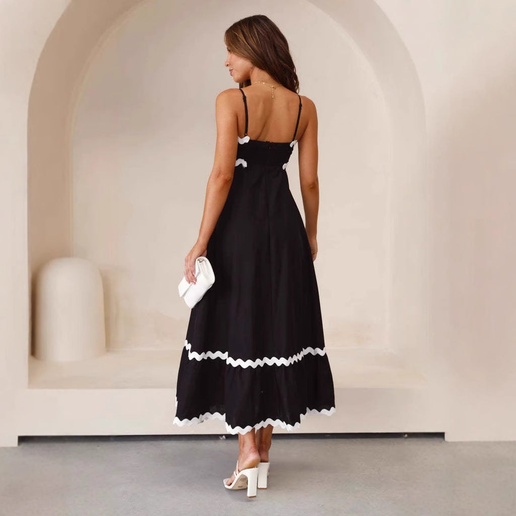 Marenna | Women’s A-Line Maxi Dress with Spaghetti Straps