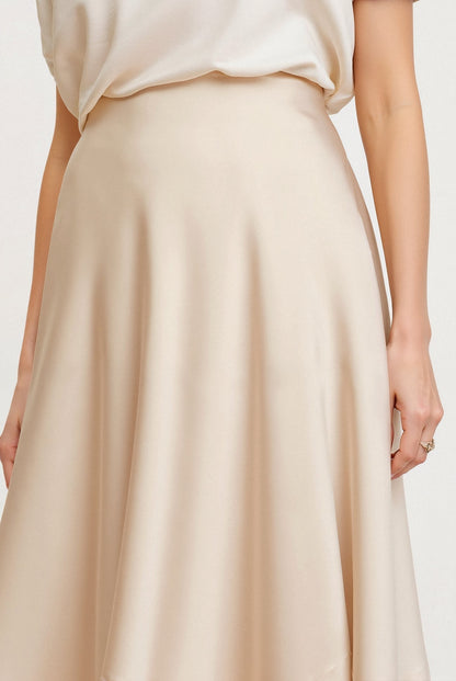 Everly | Women’s High Waist Maxi Skirt Silhouette