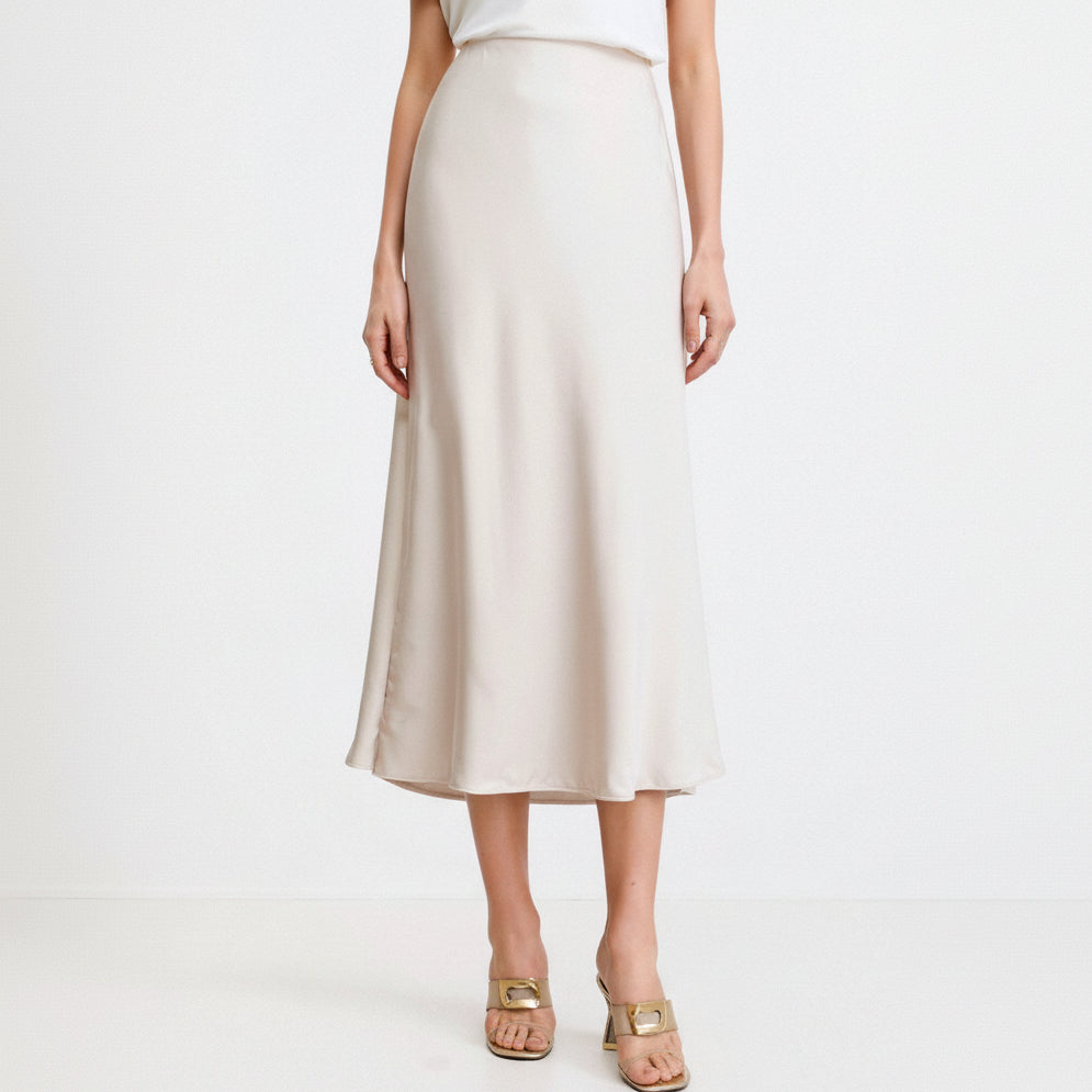 Everly | Women’s High Waist Maxi Skirt Silhouette