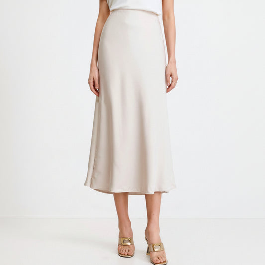 Everly | Women’s High Waist Maxi Skirt Silhouette