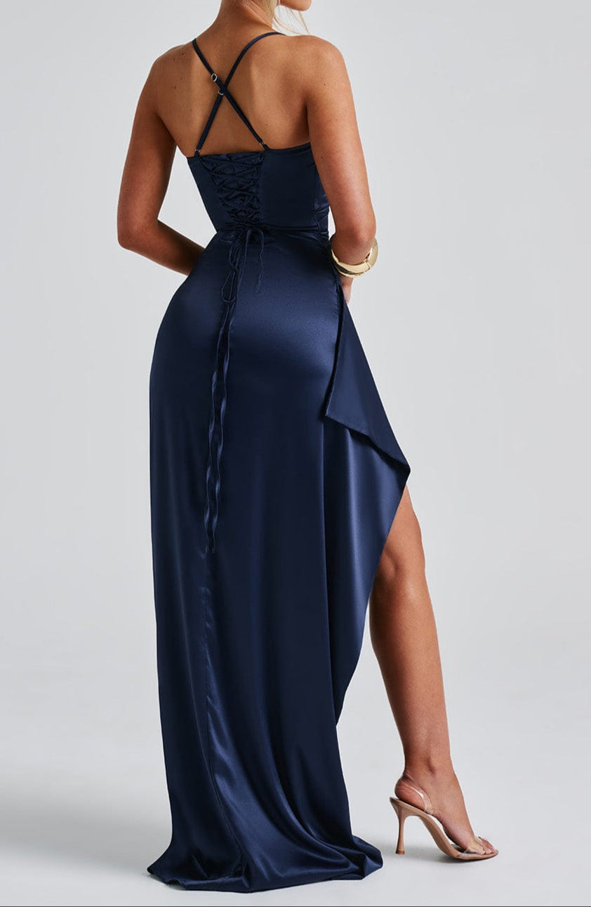 Maribel | Women’s Strappy High Slit Maxi Dress