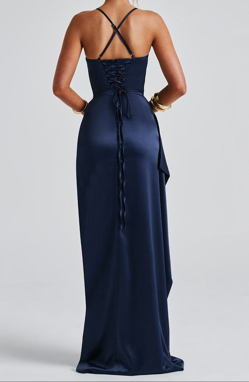 Selene | Women’s Strappy High Slit Maxi Dress