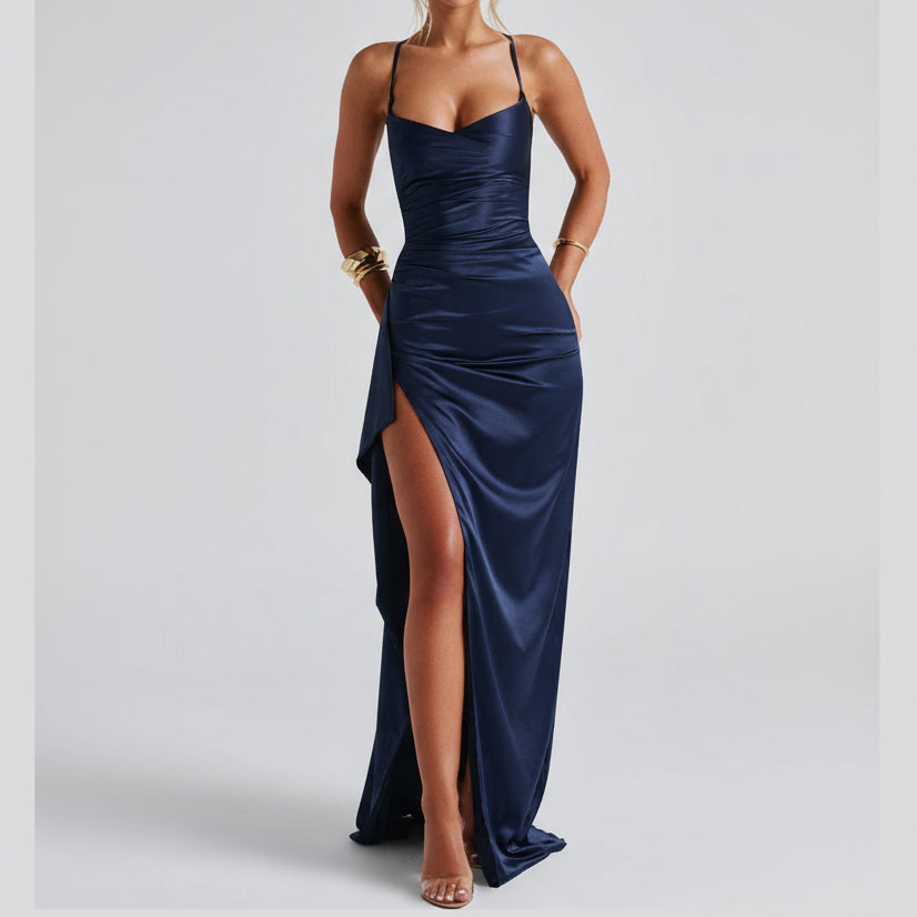 Maribel | Women’s Strappy High Slit Maxi Dress