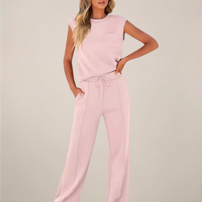 Tatum | Women’s Spring Drawstring Relaxed Pants Set