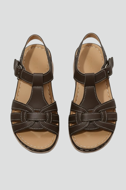 Wrenley | Women’s Retro Buckle Strap Sandals