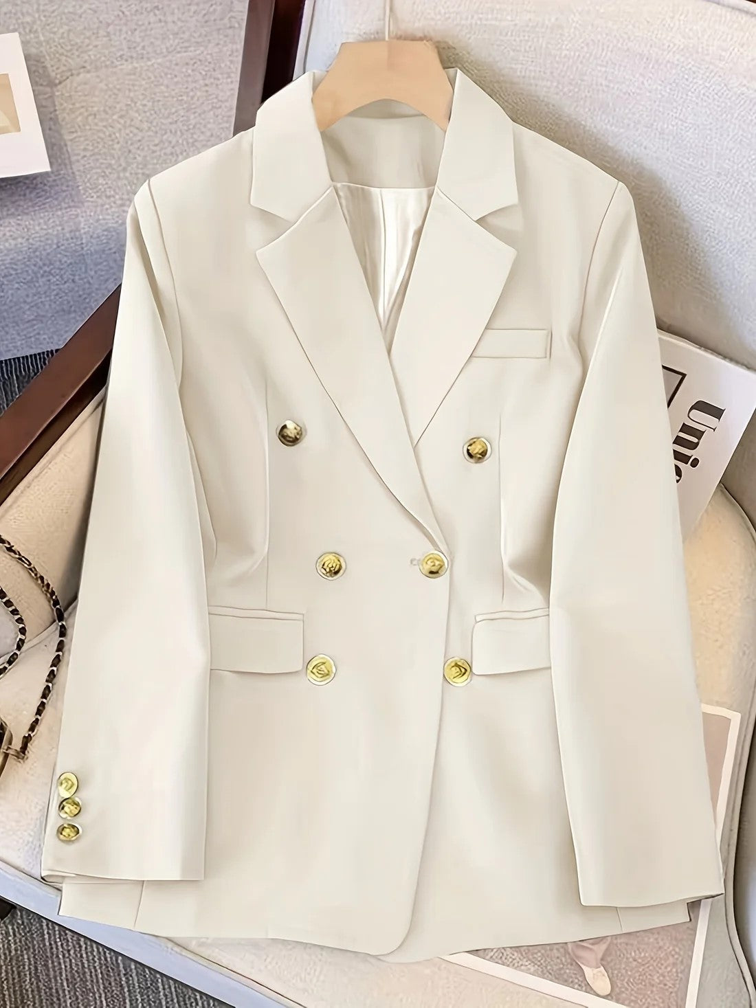 Virellia | Women’s Tailored Double Breasted Blazer Jacket