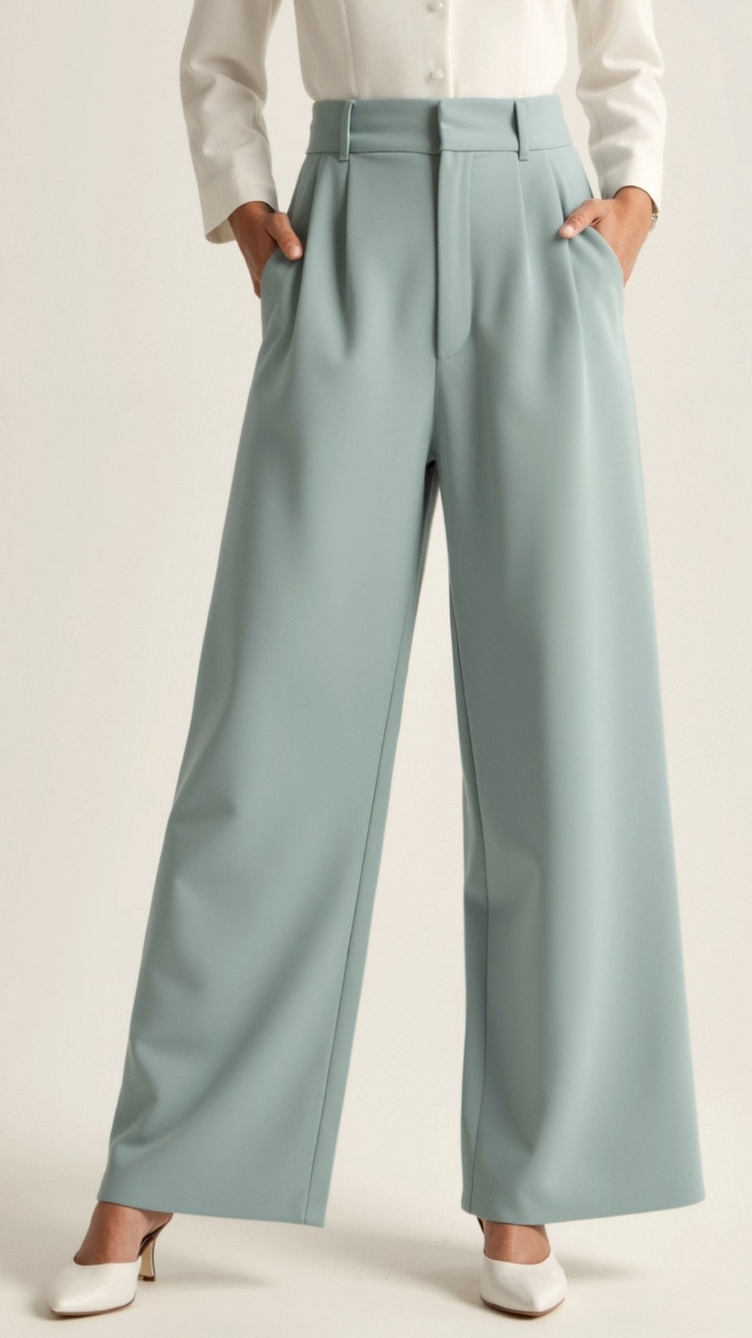 Greer | Women’s Spring High-Waist Wide-Leg Pants