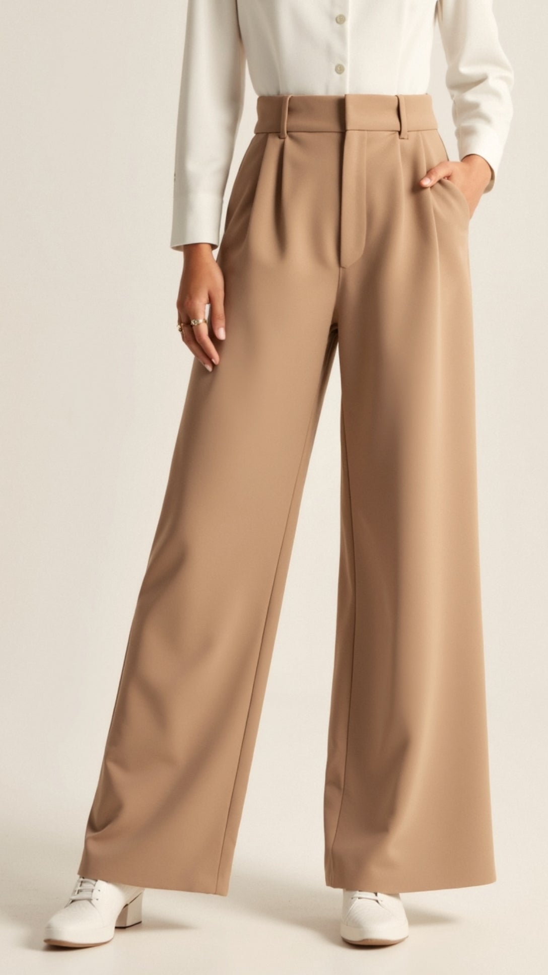 Greer | Women’s Spring High-Waist Wide-Leg Pants