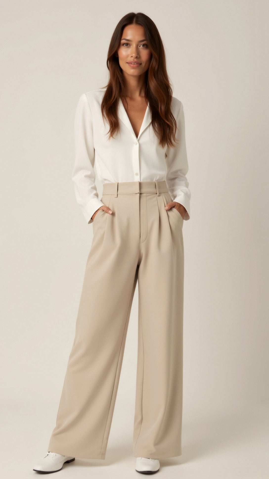 Greer | Women’s Spring High-Waist Wide-Leg Pants