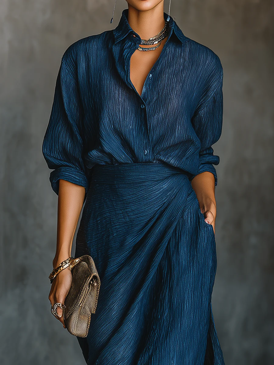 Paloma | Women’s Elegant Shirt & Maxi Skirt Set