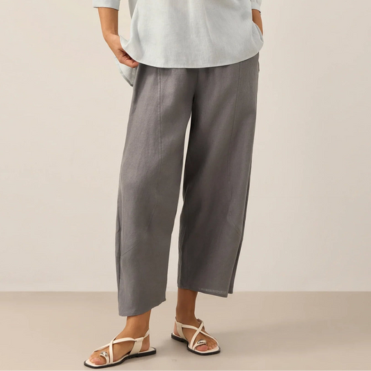 Greer | Women’s Linen Classic Ankle Pants