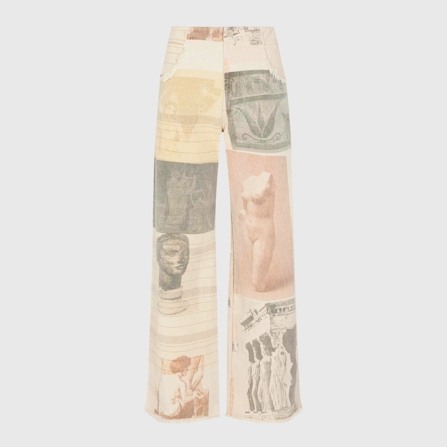 Kara | Women’s Wide Leg Printed Trousers