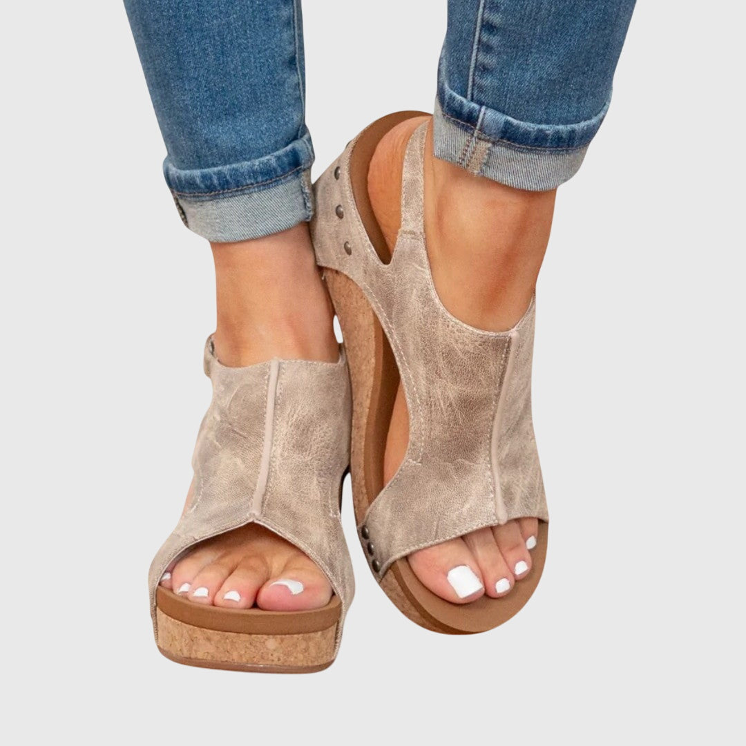 Marla | Women’s Orthopedic Cutout Wedge Sandals