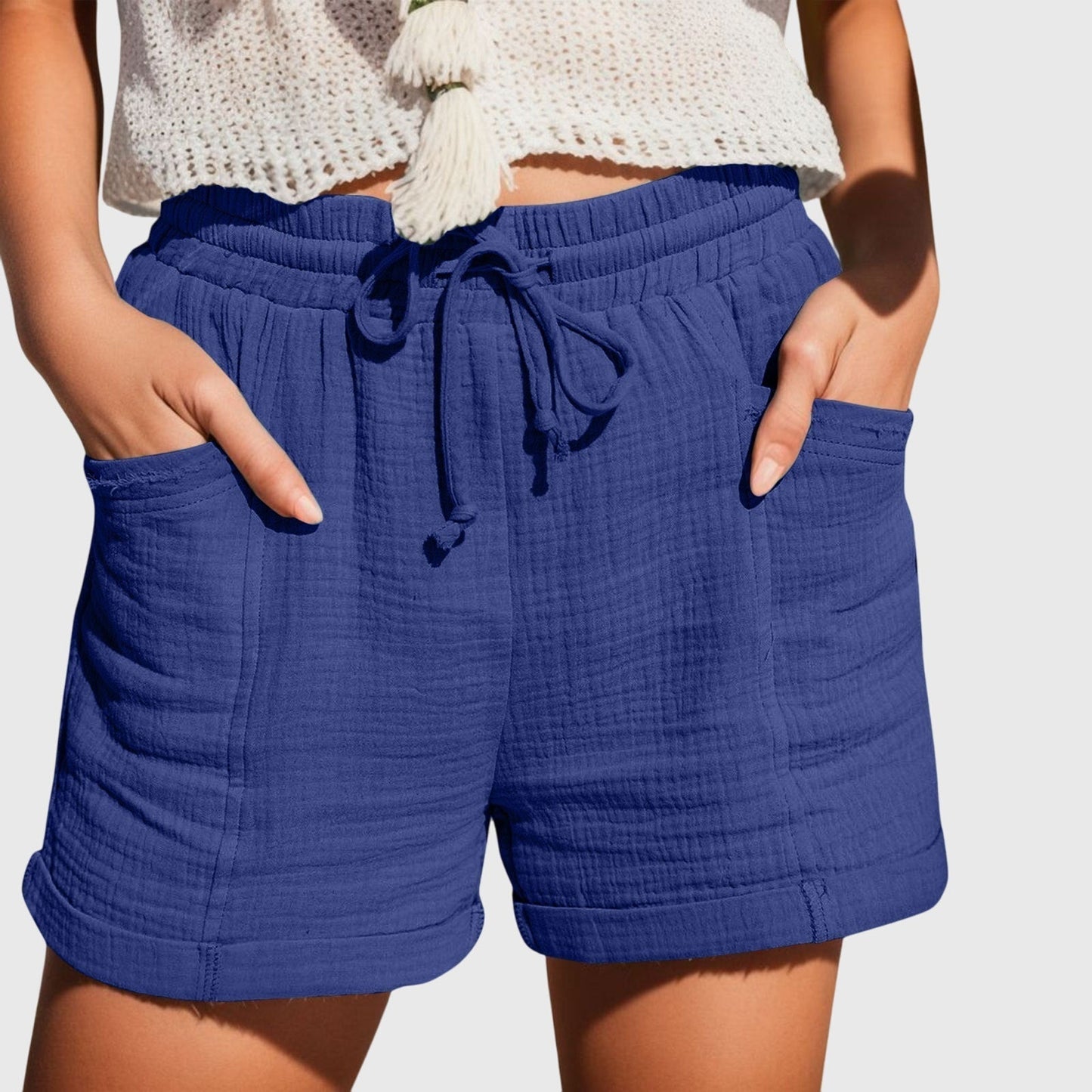 Juniper | Women’s Elegant Drawstring Summer Shorts