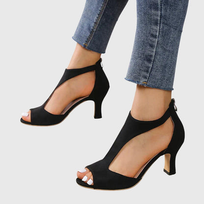 Soraya | Women’s Spring Cutout Open Toe Heels