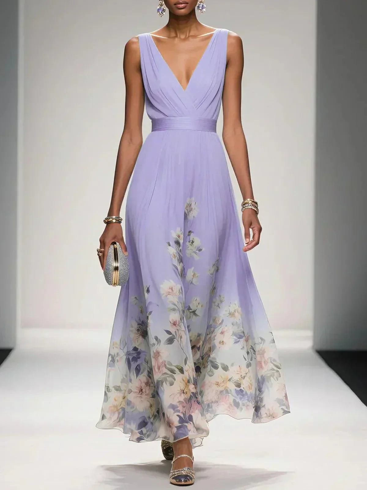 Celestia | Women’s Floral Wedding Maxi Dress