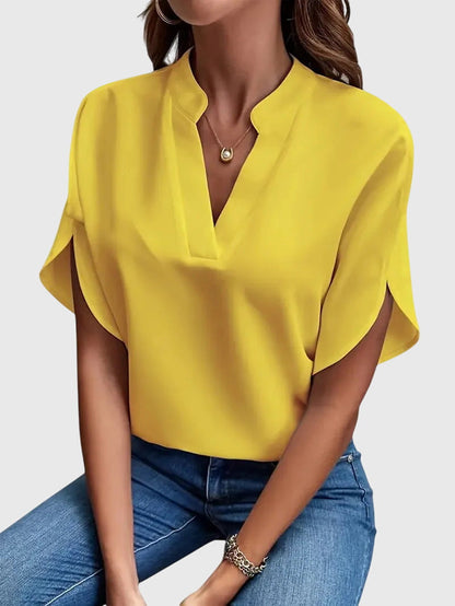 Madison | Women’s Soft Elegant V-Neck Blouse