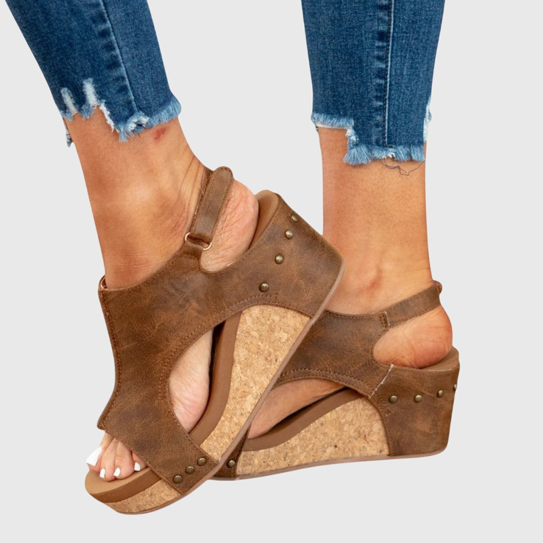 Marla | Women’s Orthopedic Cutout Wedge Sandals