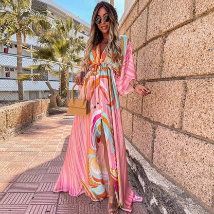 Maristella | Women’s Split Thigh Maxi Dress